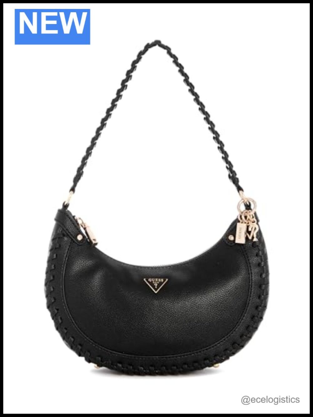 Hobo Shoulder Bag with Interior Zip Pocket